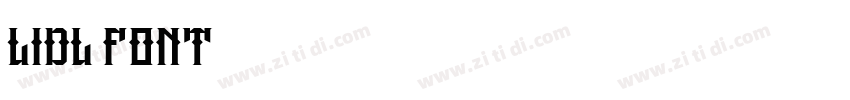 Lidl Font字体转换